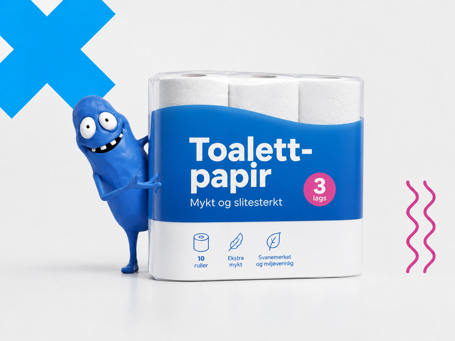 Svanemerket toalettpapir til miljøvennlig dugnad
